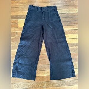 Women’s Banana Republic Linen Pants Black Size 0